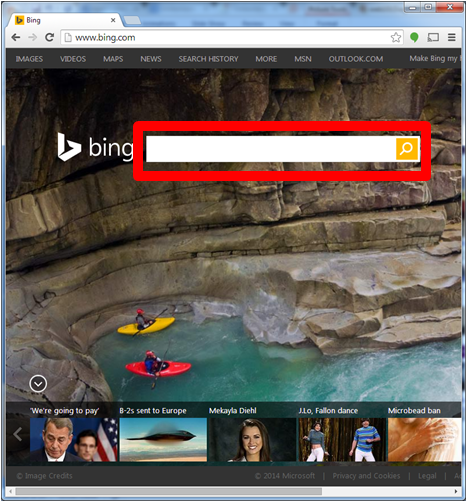 Bing's Search Box